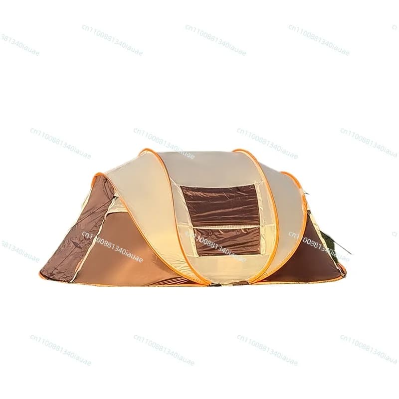 Outdoor Fully Automatic Tent Opens in 1 Second, Wild Camping Tent, Hand-thrown Tent for 4-6 People