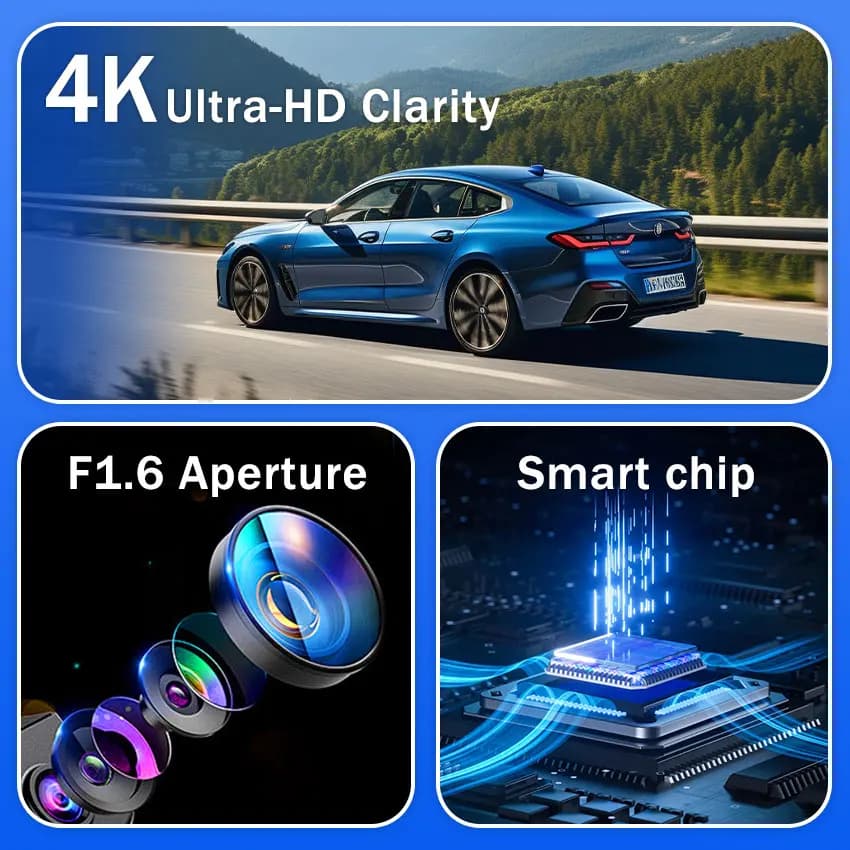 Dash Cam 4K For Toyota RAV4 2026 Plug and Play Car DVR Dashcam Camera Video Recorder car accessories