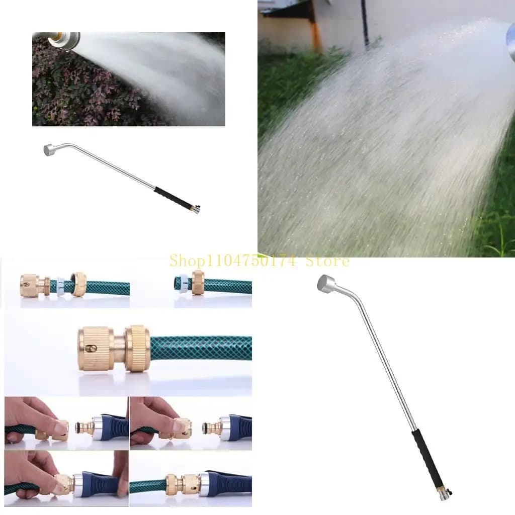 Strumento per irrigazione in acciaio inossidabile con spruzzatore a pioggia morbida Bacchetta da giardinaggio lunga in vendita