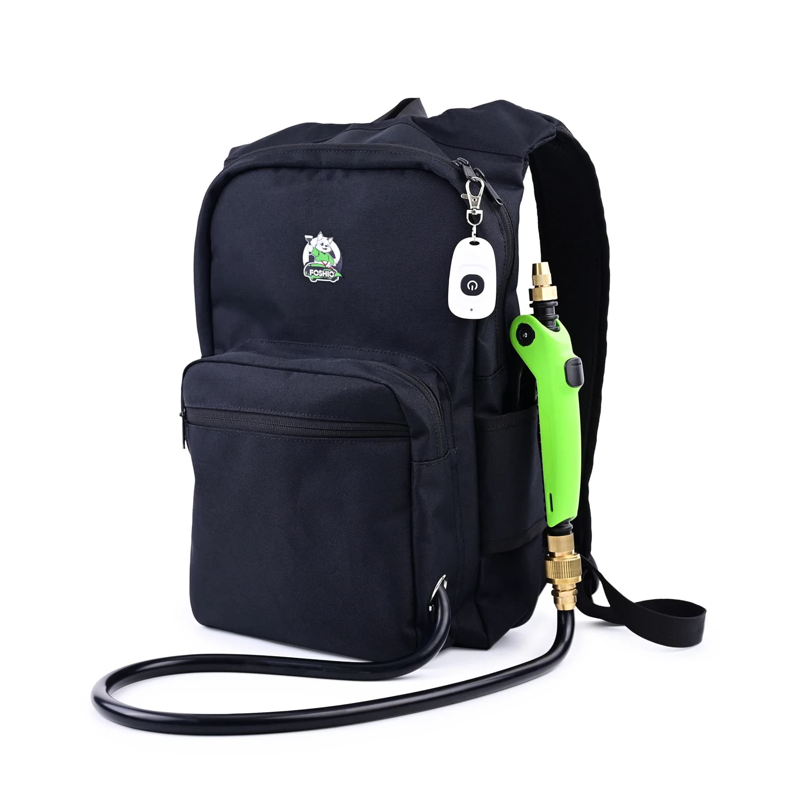 EHDIS Spruzzatore con pompa per zaino alimentato a batteria con borsa per vescica d'acqua da 6 litri Lavaggio auto Pulizia dei vetri Pistola ad acqua ad alta pressione