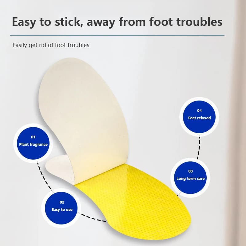 12 pz/borsa scarpe antiodore deodorante Patch profumo di limone piede lenitivo solette assorbenti dal sudore adesivi cura dei piedi antibatterica