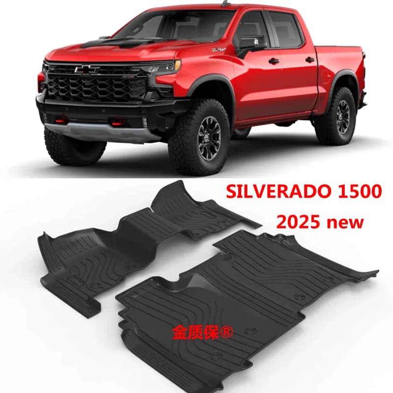 Utilizzare per il tappetino Chevrolet Silverado 1500 2025 Tappetino Silverado 1500 Tappetini impermeabili Silverado nuovo tappetino Silverado