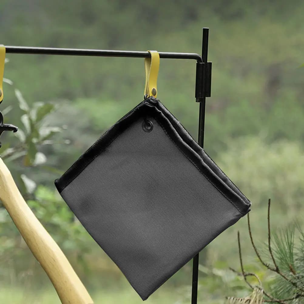 Portable Resistant Fire Blanket Fiberglass Heat For For Barbecue Grill For Small Businesses Fireproof Camping Welding