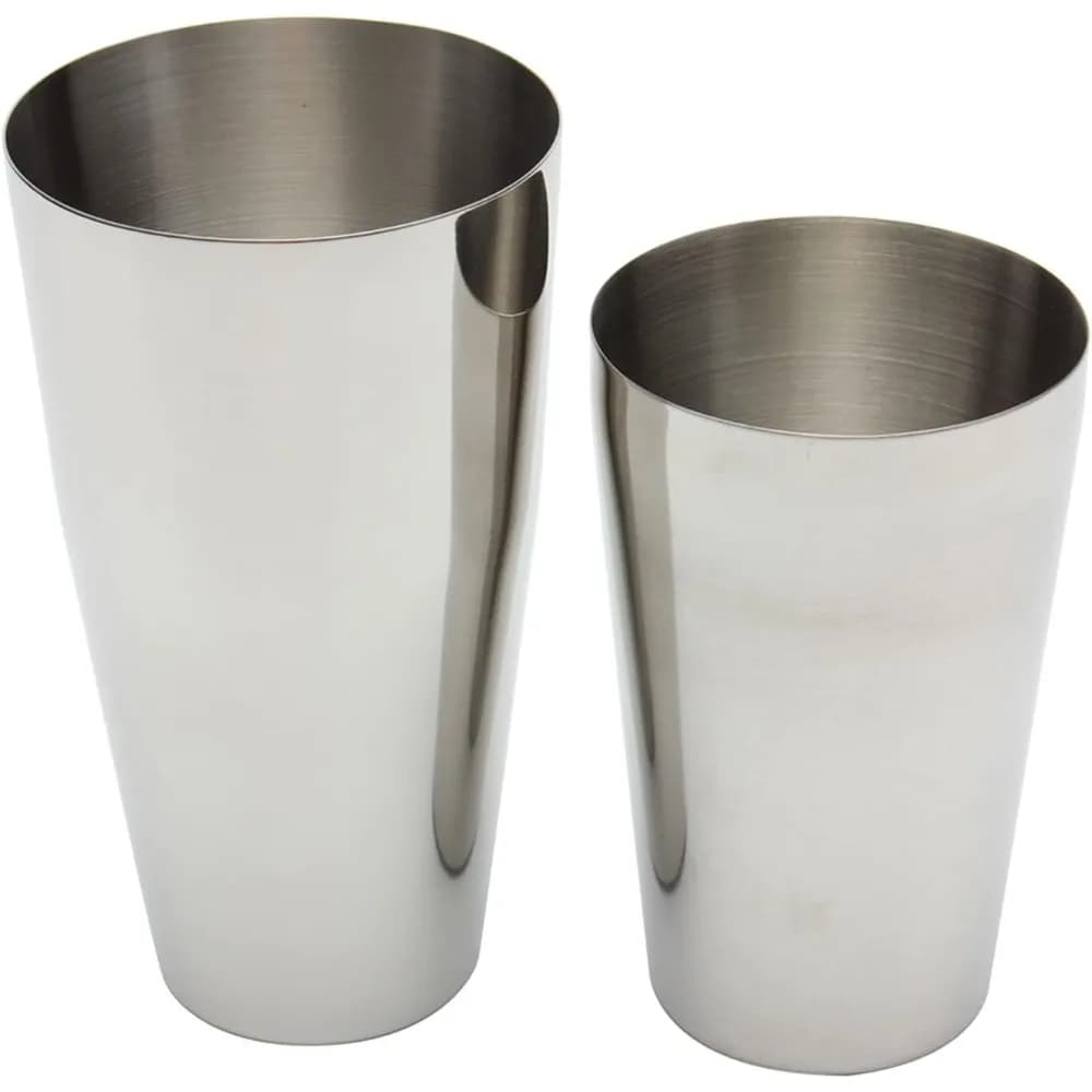 Cocktail Shaker Set, Professional Boston Shaker Set with 18oz Unweighted & 28oz Weighted, Stainless Steel Martini Shaker for Bartending and Home Bar, Premium Bar Tools for Bartender