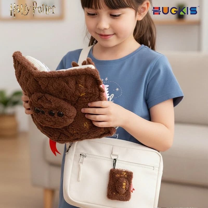 New Genuine Harry Potter Plush Toy Magic School Around The Monster Book Coin Purse Pendant Monster Book Pillow Fans Holiday Gift