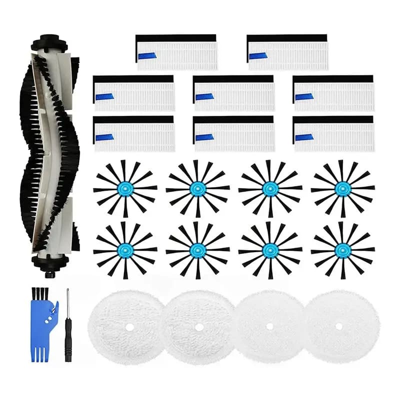 Parti di ricambio per robot aspirapolvere 3115/EV675, spazzola principale, filtro Hepa, spazzole laterali, pad per mocio