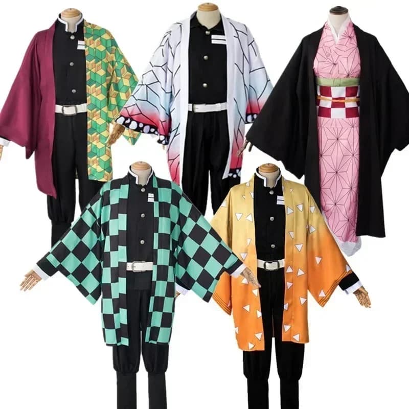 Cosplay Tanjiro Nezuko Cosplay Kids Shinob Japanse Anime Cartoon Halloween Kostuum Kerstcadeaus