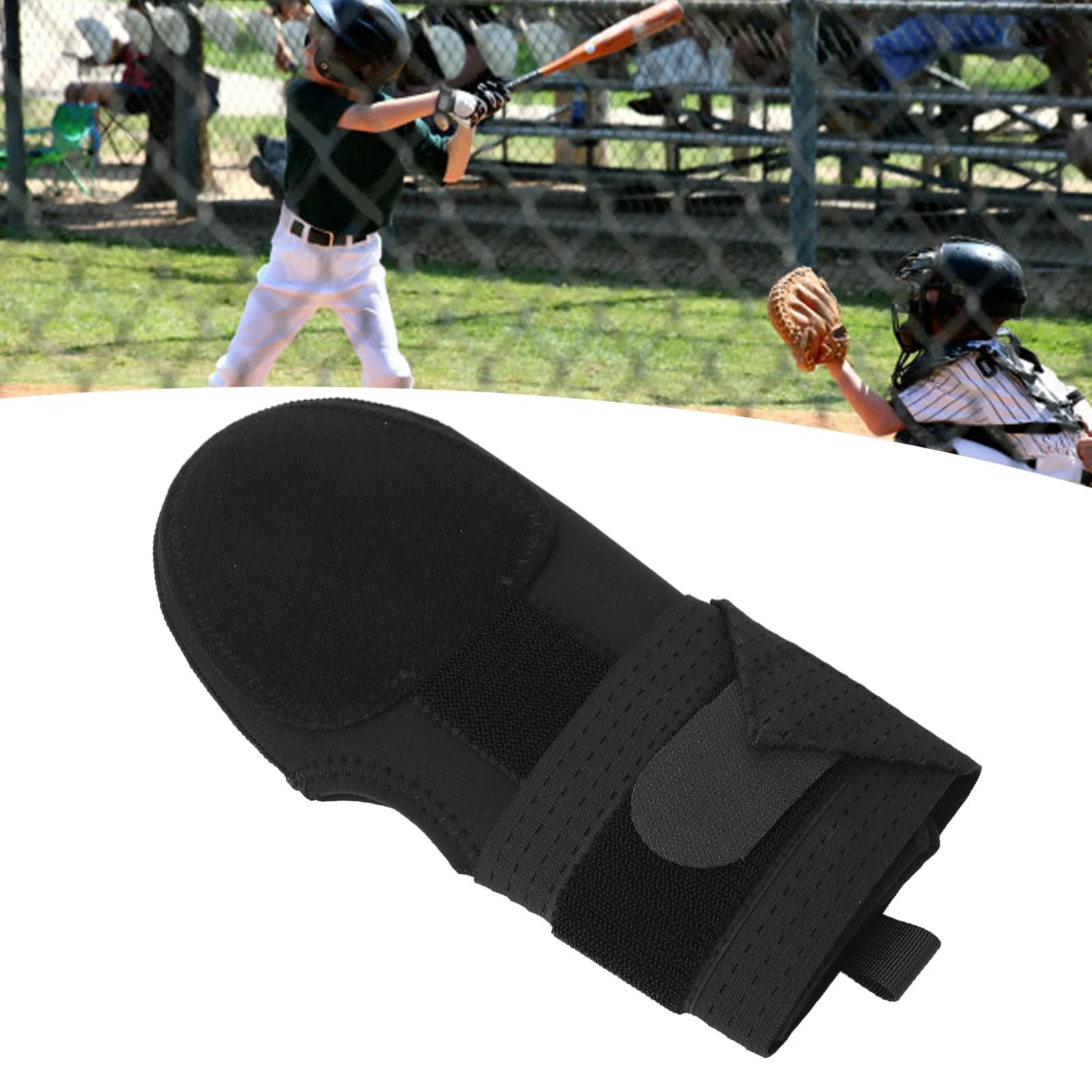 1 pezzo di nastro di fissaggio per guanto scorrevole da baseball, guanto protettivo da softball, protezione per il polso, guanti scorrevoli da softball per mano sinistra destra
