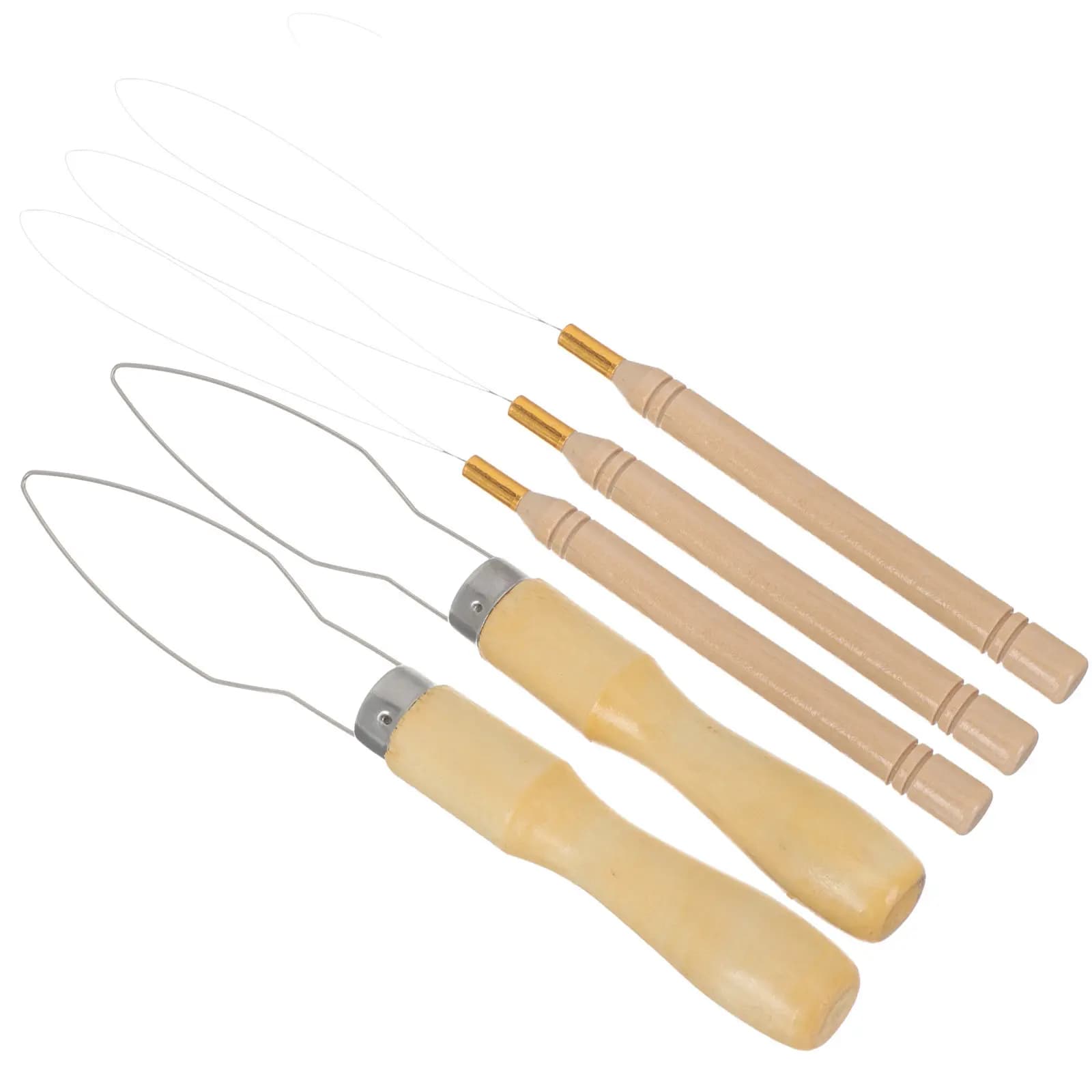 Set di 5 Aghi Professionali per Perline, Strumento per Infilare Perline in Argento Liquido, per Creazione di Bracciali, Collane e Cavigliere