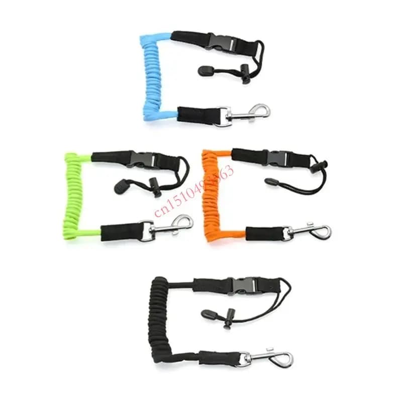 Guinzaglio per pagaia per kayak Elastici Kayak Canoe Corda sicurezza Guinzaglio per canna da pesce Cordini Guinzaglio per