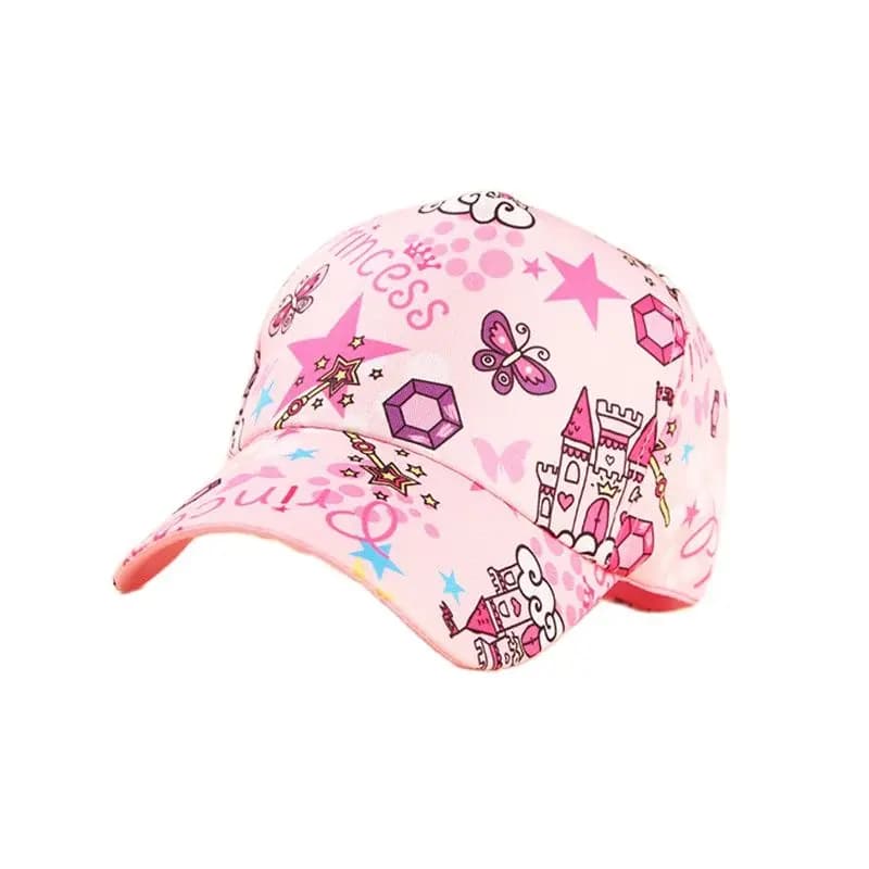 Berretti da Baseball della ragazza del ragazzo del fumetto del cotone di modo bambini stampati cappello Snapback bambini popolare berretto Hip Hop DropShipping