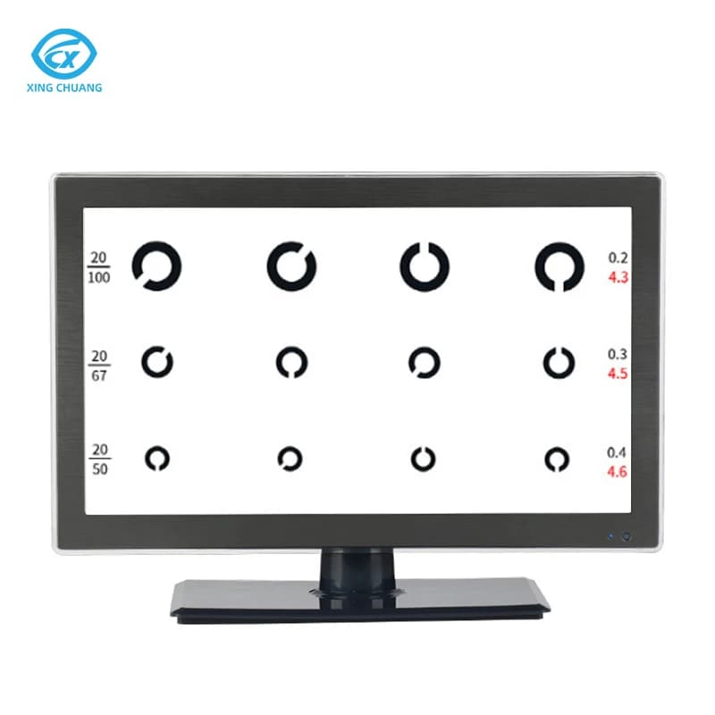 Conveniente in magazzino Schermo LCD Grafico oculare Simboli visivi ricchi Proiettore grafico di visione a LED con grafici elettronici, grafico C, grafico dei numeri