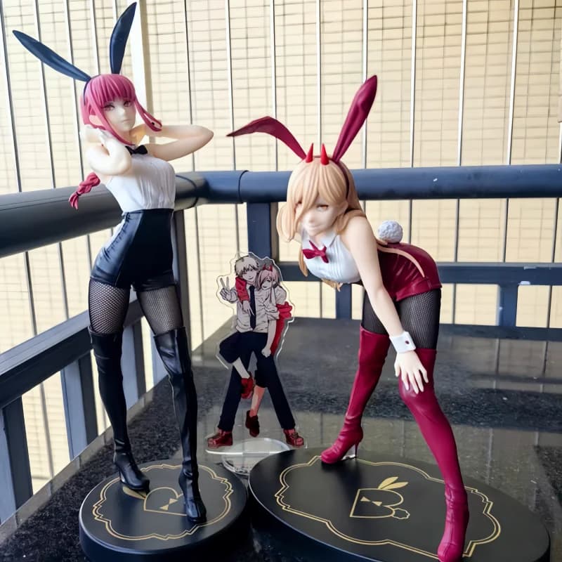 Nuova vendita calda originale Furyu genuino motosega uomo Action Figures Makima Power Bunny Girls Anime modello bambole da collezione giocattoli regalo