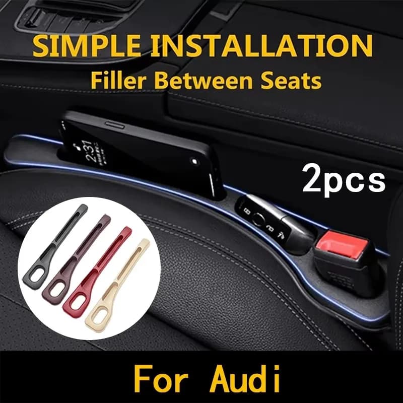 2 Pezzi per Audi Sline RS3 RS5 RS6 RS7 S3 S4 S5 S6 S7 A4L A3 A4 A5 A6 A7 TT Q2 Q5 B9 B5 Strisce Anti-Perdita per Fessure Sedile Auto Accessori