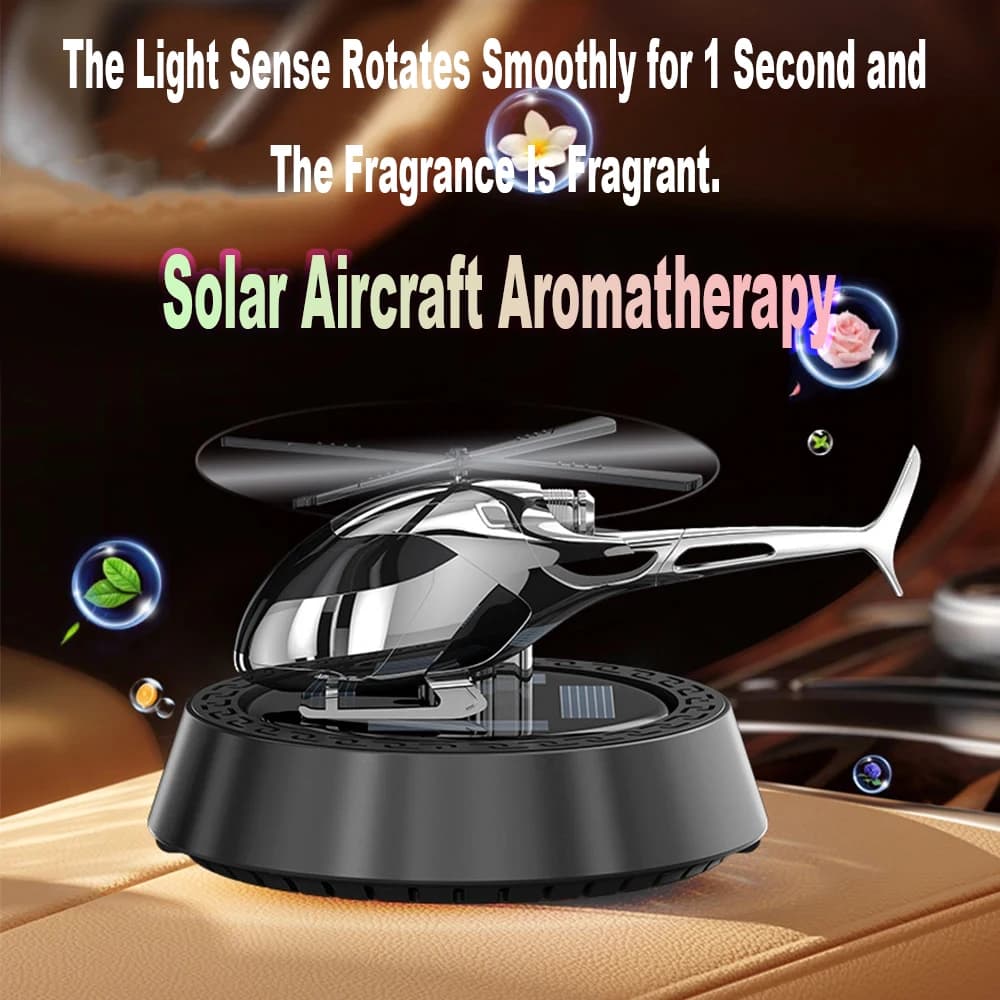Auto Solar Aircraft aromatherapy deodorant for solar helicopter environments aromatherapy ornaments car aromatherapy machine to remove the smell