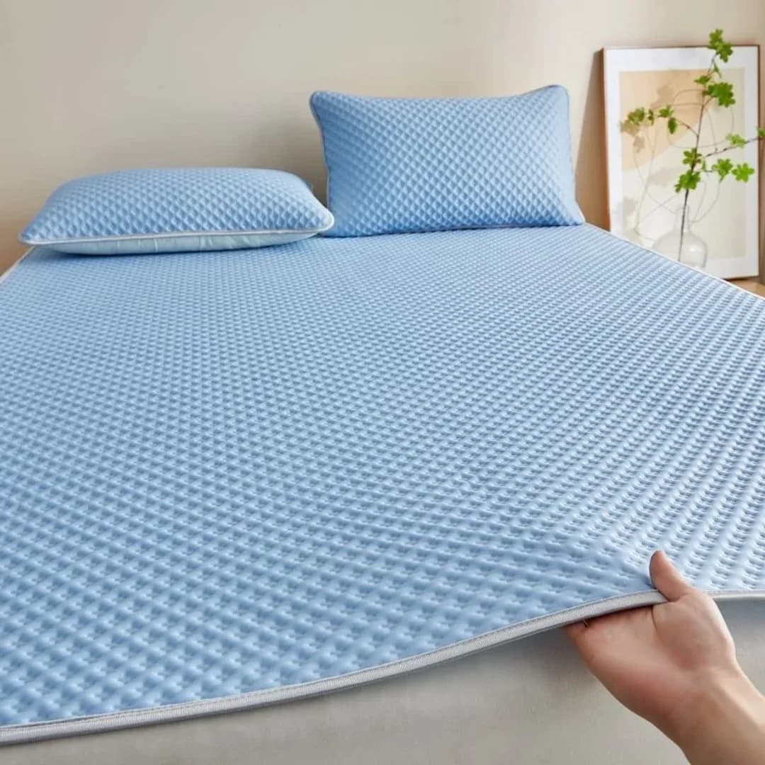 Summer Essential: Air - Conditioned Soft Bed Sheet - Like Feel, Ideal for Home Use in Hot Weather, Great for Bedroom and Sofa