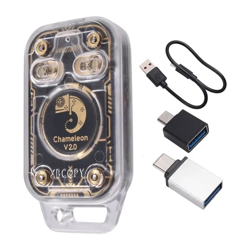 Emulatore lettore di chip intelligente Chameleon V2.0 Decodifica scheda di riavvio RFID Duplicatore NFC 125Khz 13,56Mhz