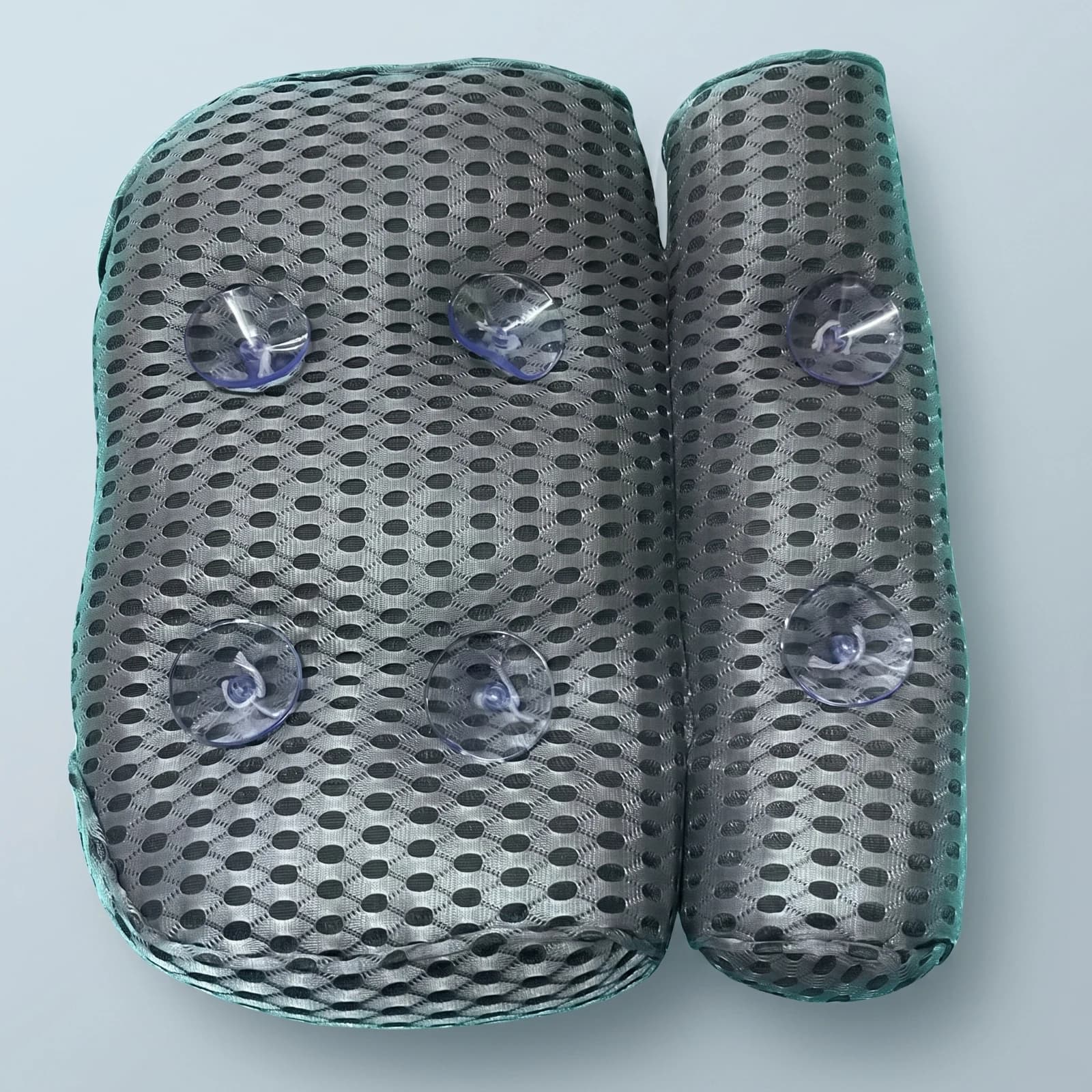 Neck and Back Bath Pillow Waterproof Bath Pillow with Suction Cups Neck Cushion with Suction Cups Comfortable Ergonomic