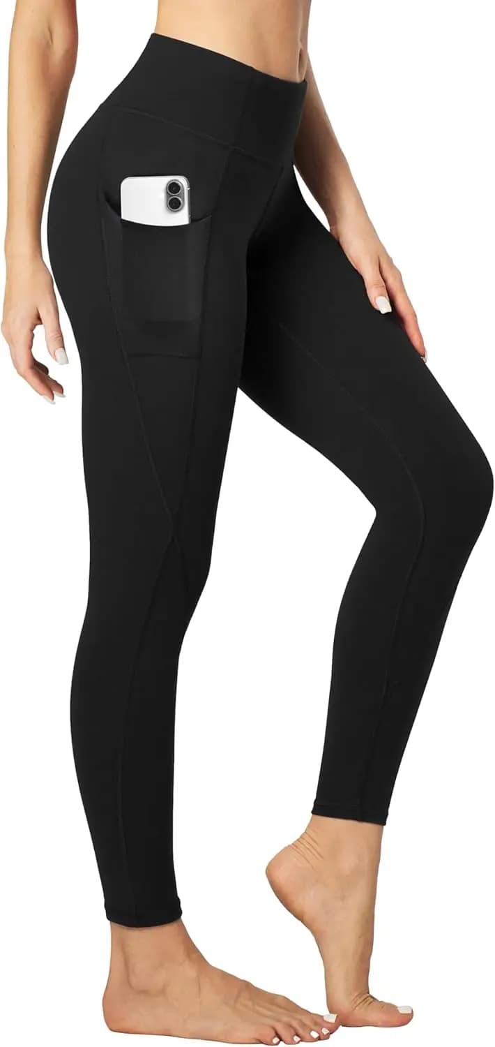 Top RatedLeggings with Pockets for Women Tummy Control High Waisted Yoga Pants Women Compression Workout Leggings