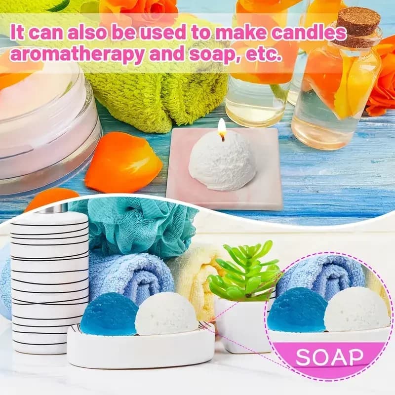 Stampo in silicone per gelato Candela profumata Aroma Pietra Gesso Torta da dessert Ornamenti 3D Argilla in resina Decorazione di simulazione alimentare