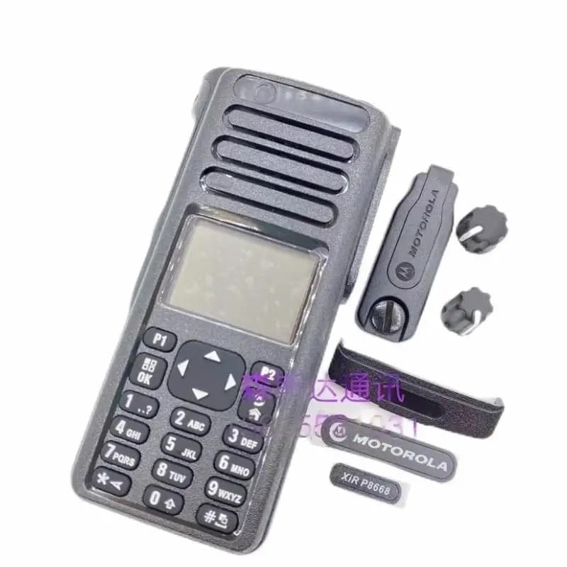 Spedizione gratuita per Motorola walkie talkie XiR P8668 P8660 GP338D DP4800 shell con cavo LCD
