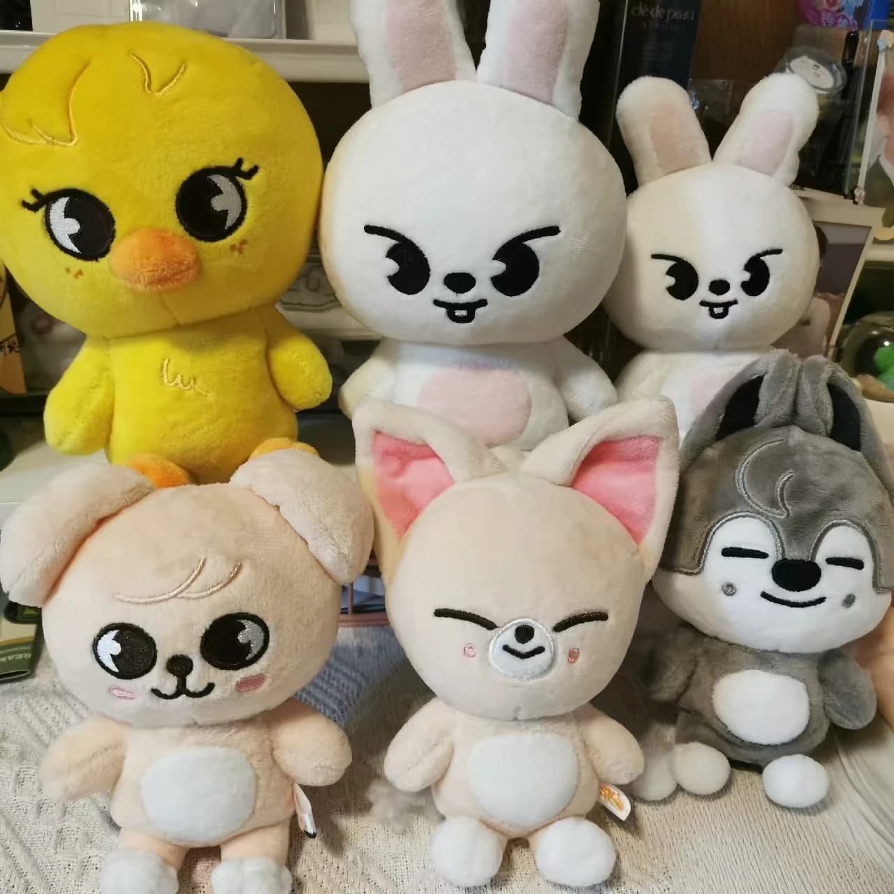 SKZOO Peluche Cuscino Morbido, Regalo per i Fan, Giocattolo di Peluche Seoul FM WeekSchool, Regalo di Compleanno per Bambini, Un regalo per un fidanzato e una fidanzata