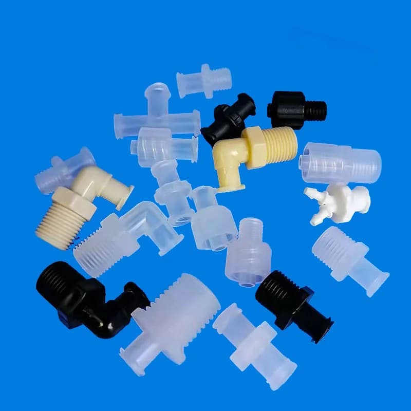 5 Pz/lotto Plastica Polipropilene Luer Lock Adattatore Luer Lock a Filettatura 1/4-28UNF,10-32UNF,M6,M5,G1/8
