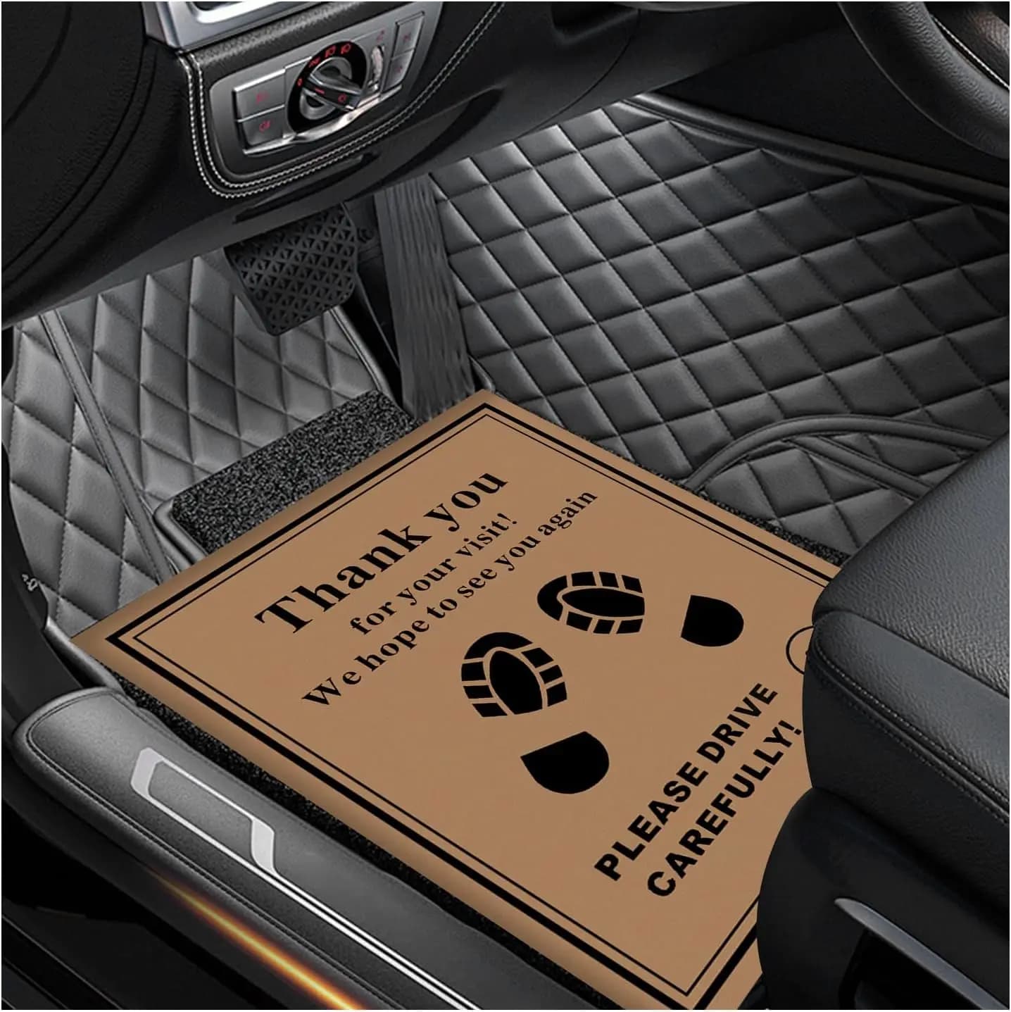 50 Tappetini Monouso per Auto, 16x20 Pollici, Protezione Impermeabile in Carta Kraft per Lavaggio e Detailing (Giallo)