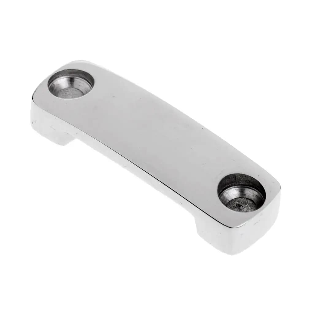 Corda per montaggio su ponte per barca in acciaio inossidabile 316 Fascetta per occhi 48 x 14 mm Forte resistenza alla corrosione Durevole Robusto