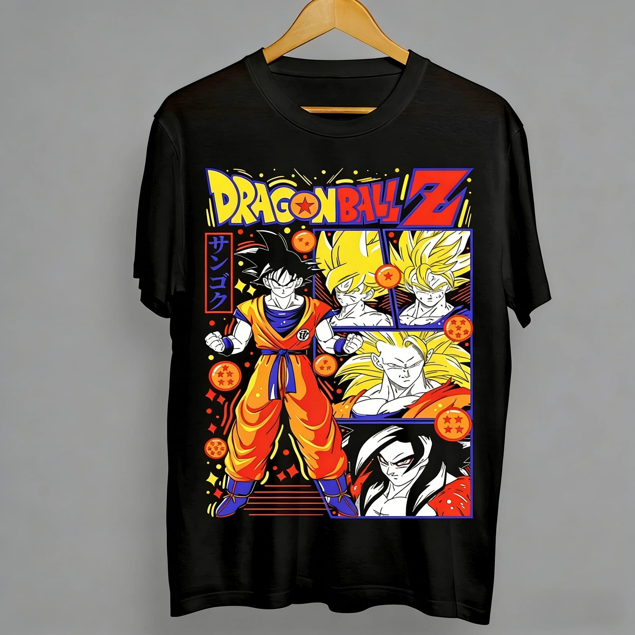 Magliette Dragon Ball Z per Uomo e Donna, Son Goku e Vegeta, 100% Cotone, Divertenti T-Shirt a Maniche Corte con Collo Rotondo, Nuovi Arrivi