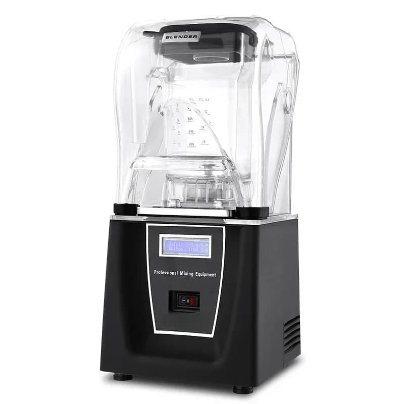 High Performance Commercial Blender Acoustic Insulation 1800W Food Blender Heavy Load Blender Mute Blender without BPA