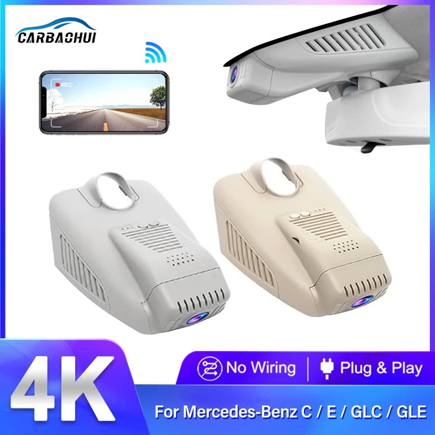 4K Videoregistratore per auto Wifi DVR Dash Cam per Mercedes-Benz Classe C w205 s205 GLC x253 CLS w219 Classe E w212 w213 CE glc 200 220d