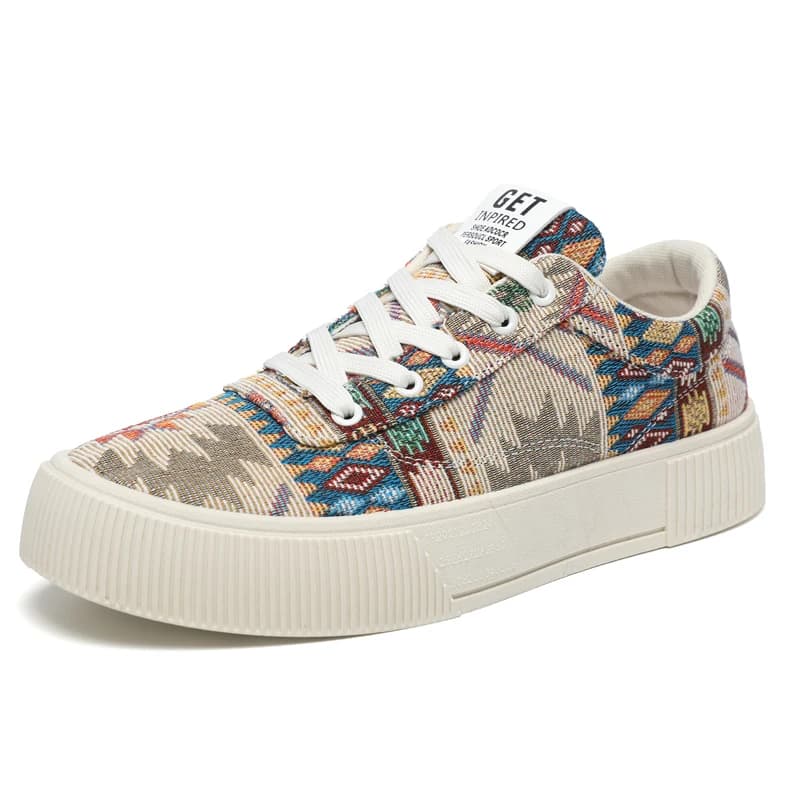 Men's Canvas Shoes New Breathable casual sports shoes with large size thick sole men's comfortable men's non-slip sneakers