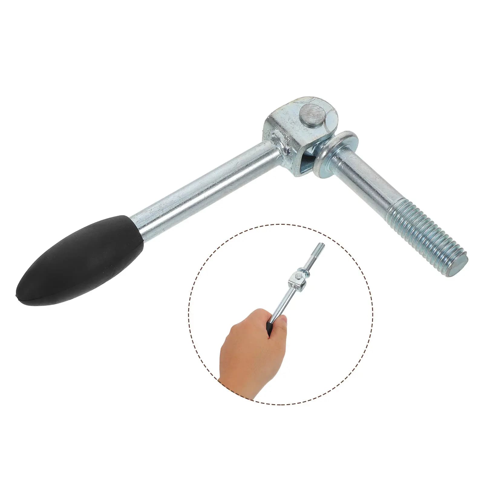 Heavy Duty Trailer Jack Handle Universal Replacement Revolving Grip Manual Crank Handle for Camper Trailer Truck Car Maintenance