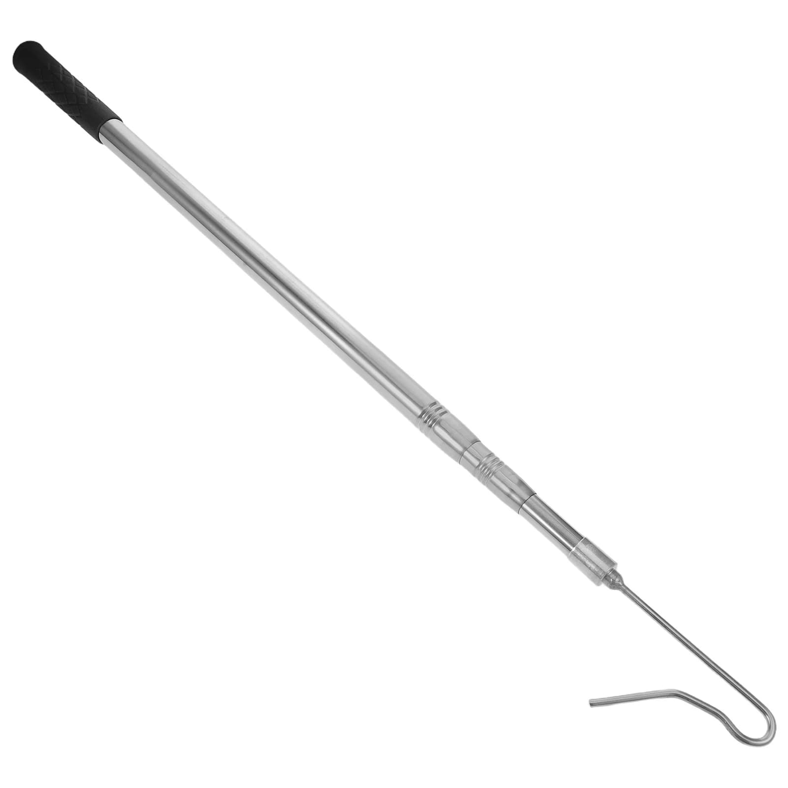 Strumento telescopico per raccogliere polli in acciaio inossidabile Gancio retrattile per gambe di pollame per la cattura di anatre, oche, piccoli animali da fattoria