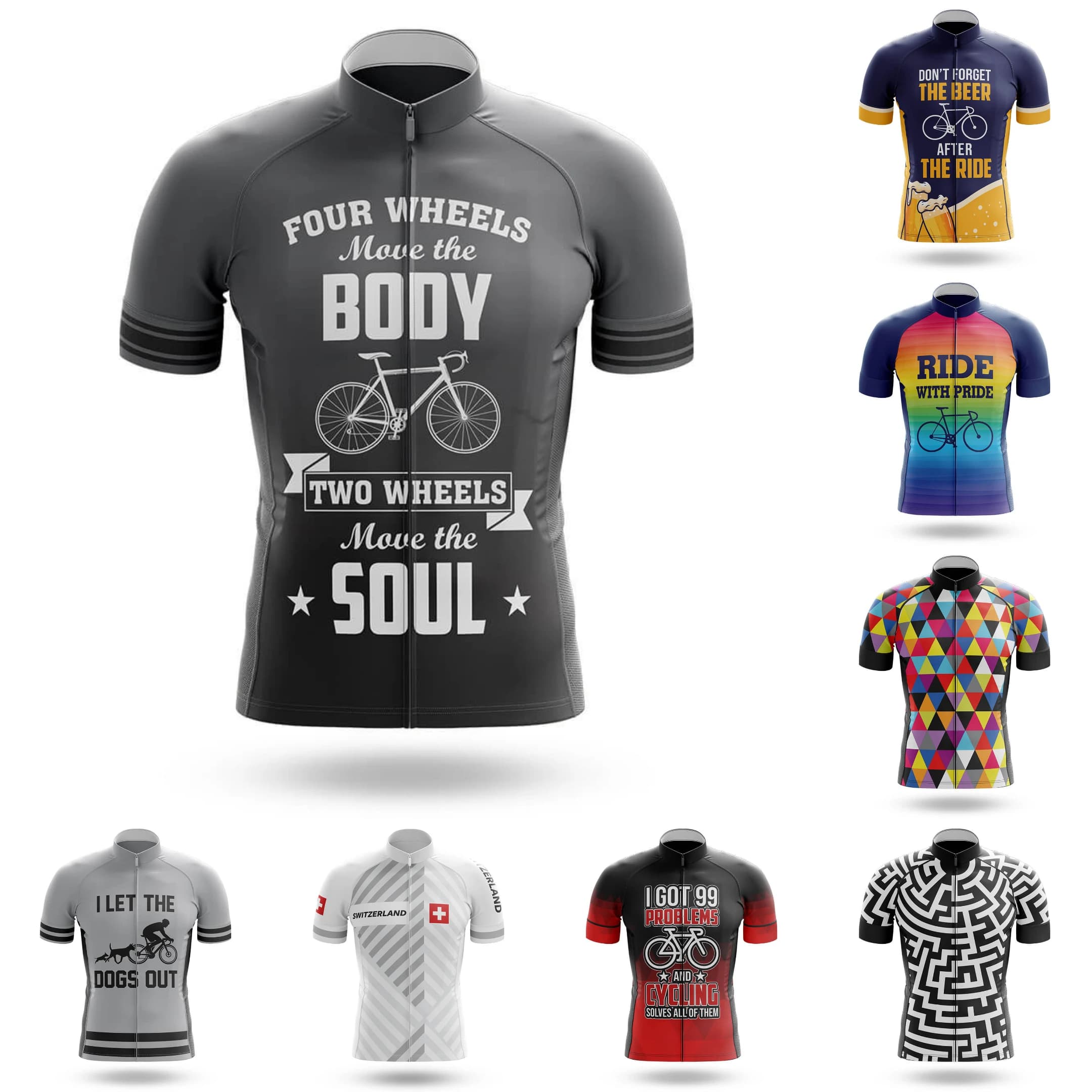 Move The Soul Cycling Jersey Clothes Mtb Male Clothing Equipment Professional Shirt Shorts Men Jumper Summer Bike Jersey Bib