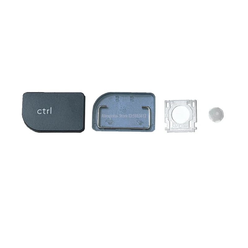 Tasto di ricambio grigio per tastiera Logitech MX S, tipo Ctrl, con meccanismo a forbice e cerniera, per tastiera Logitech MX YR0073, accessorio per tastiera.