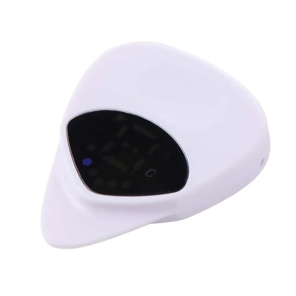 Accordatore e plettrum 2-in-1 portatile per chitarra e ukulele, accordatore digitale professionale per chitarra folk e ukulele.