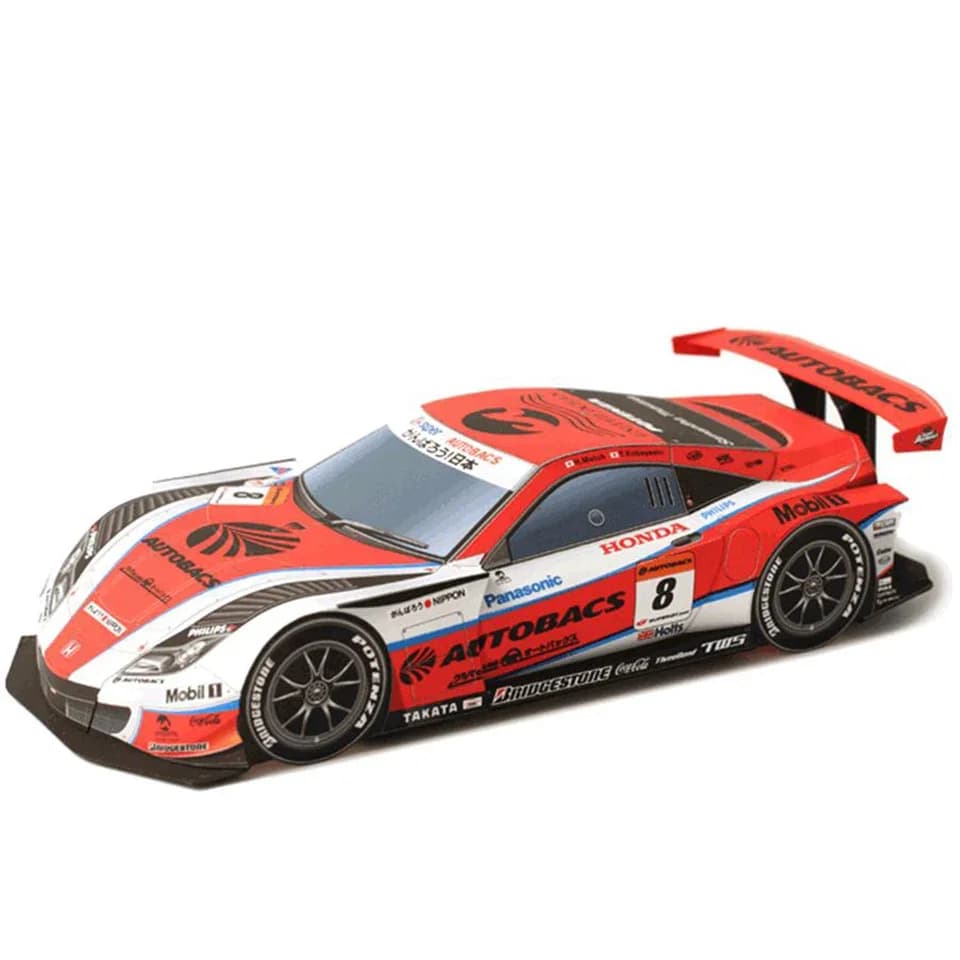 WRC 2011 HSV-010 GT 1:24 Paper Model Car, Dakar World Rally Racing Origami Art, Handmade 3D Papercraft DIY Craft ZX-127