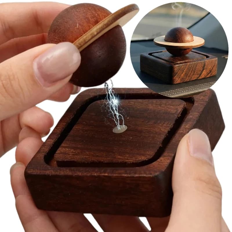 Diffusore di Aromi in Legno per Auto e Casa, Purificatore d'Aria Senza Oli Essenziali, Ornamento Decorativo per Aromaterapia