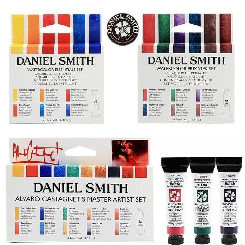 Daniel Smith Professional Artist pittura ad acquerello 10/6 colore 5ml colore minerale alemo Jean Haines Acuarelas Set