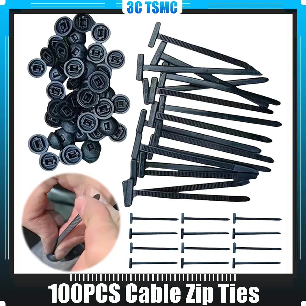 Fascette per cavi in nylon da 20/50/100 pezzi Fascette per cavi universali con fibbia per uso interno ed esterno