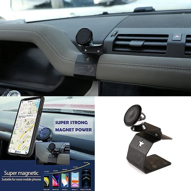 Central Console dashboard mobile phone support for Land Rover Defender 110 2020 2021 2022 car accessories