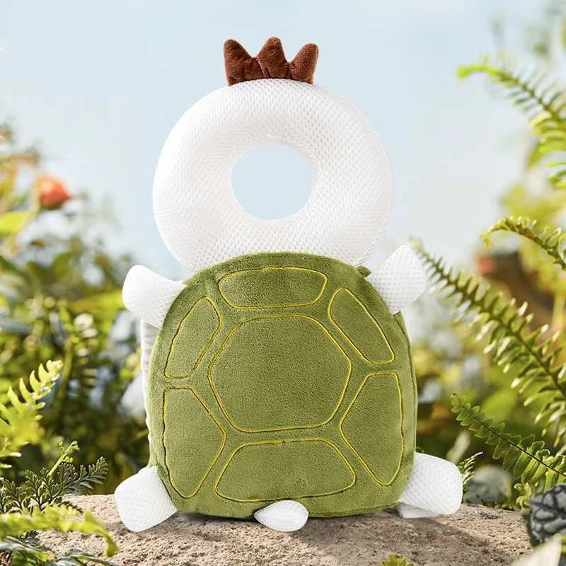 Cuscino di protezione per la testa anticaduta per bambini Cappello protettivo anticollisione per bambini Cuscino giocattolo carino tartaruga e farfalla