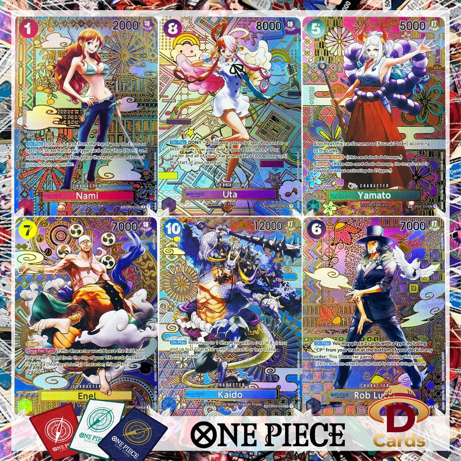 One Piece (Awakening of the New Era OP05) Carte da Collezione OPCG Gioco di Carte Anime con Texture Incisa in Lamina Artistica - Edizione Inglese