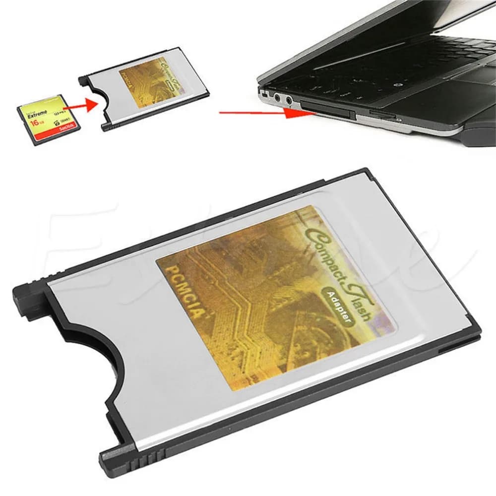 Hot Flash compatto esterno CF a scheda PC Lettore adattatore PCMCIA CF Scheda di memoria Flash compatta per notebook portatile Dropshipping