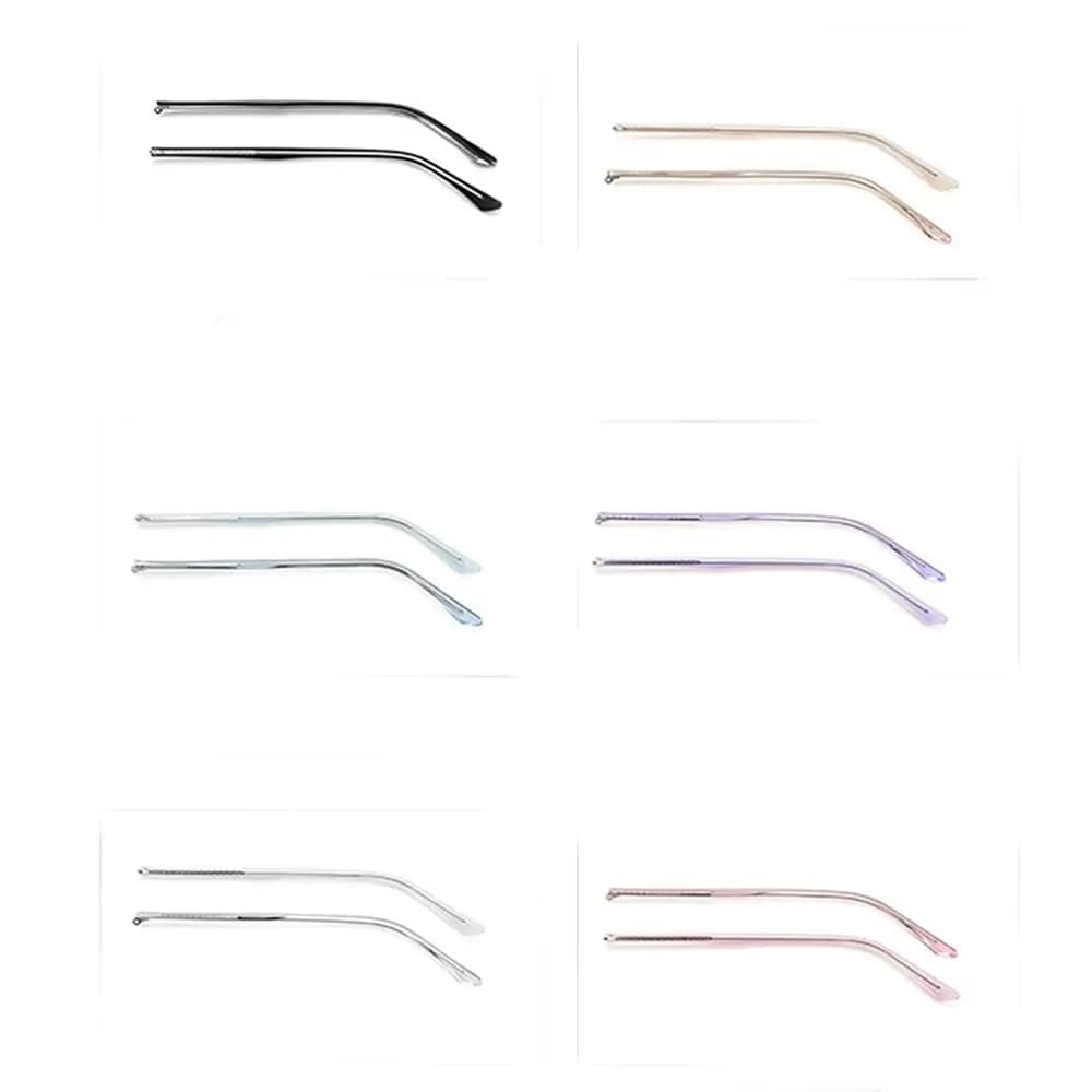 Accessori Antiscivolo per Occhiali, Aste di Ricambio in Metallo per Occhiali e Occhiali da Sole, Ganci per Orecchie Sostitutivi