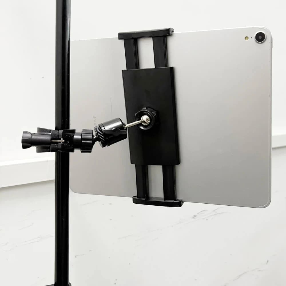 Universal 4-13 Inch Tablet Stand Holder Mount Clamp for iPad Air Pro 11 12.9 iPhone Xiaomi Samsung Tablet Laptop Bracket Clip