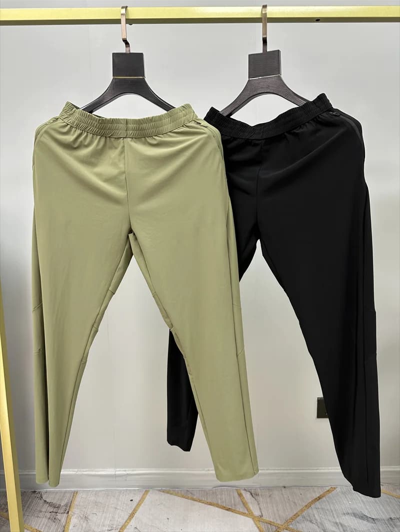 High Elasticity Sports Pants, Rapid Drying, Breathable, With Elastic Belt, Lightweight, Straight Leg, For Summer