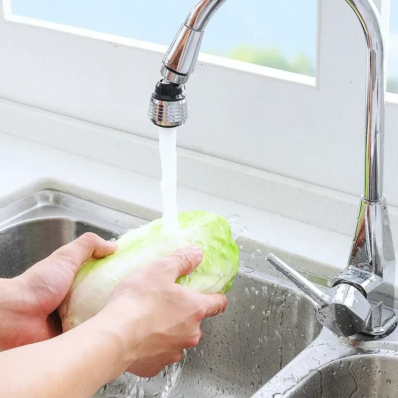 1pcs Faucet Nozzle 360 Degree Rotation Filter Extension Tube Shower Water Saving Tap Head Nozzle Universal Kitchen Accessories